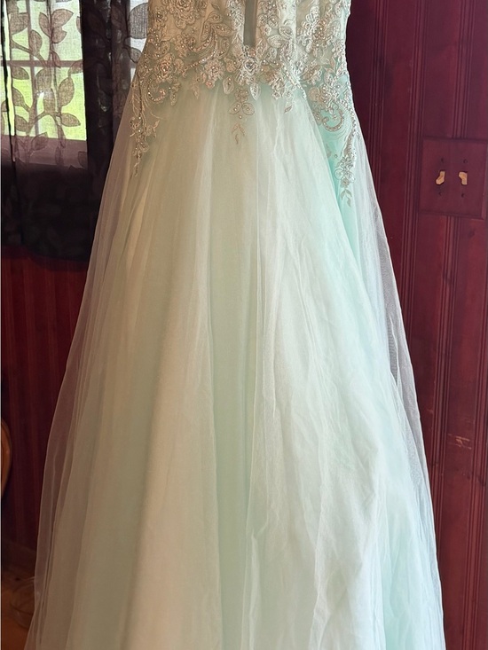 Clarisse Dresses & Skirts - Light Mint Tulle Dress with Embellished Bodice